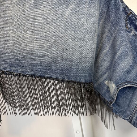 Blue Revival Denim - Blue Revival Jeans 31 Punk Goth Chain Distressed Grunge Street Wear Festival